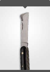 Budding and Grafting Knife with plastic handle left-handed Length: 10.5 cm