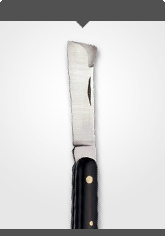 Budding and Grafting Knife with plastic handle Length: 9.5 cm