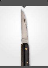 Budding and Grafting Knife with plastic handle and fixed brass bark lifter Length: 10.0 cm